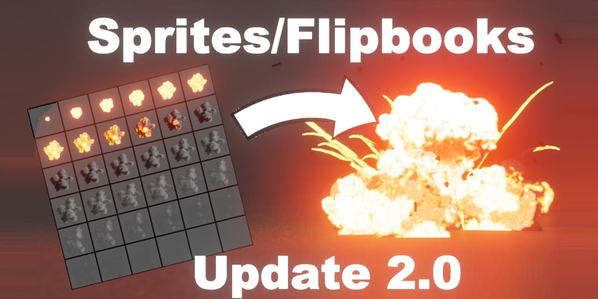 Sprite Particles for Realtime VFX With GeoNodes v1.2.1 – Blender Download | Madbax