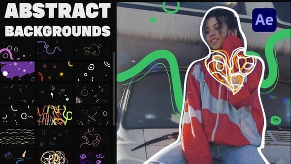 Abstract Backgrounds and Transitions Pack for After Effects – After Effects Download | Madbax