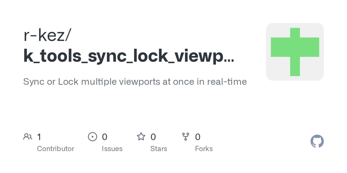 Sync | Lock Viewport v2.7.0 – Blender Download | Madbax