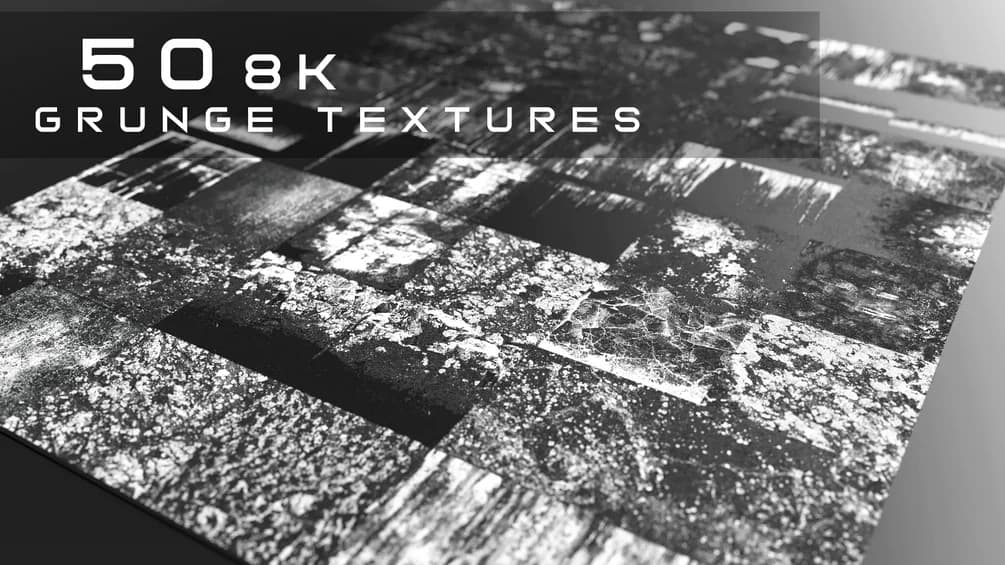 50 8K Grunge/Stencil Textures – Blender Download | Madbax