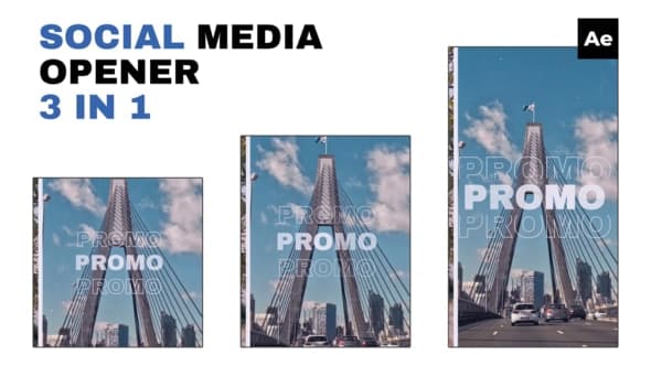 3 in 1 Social Media Opener /Ae – After Effects Download | Madbax