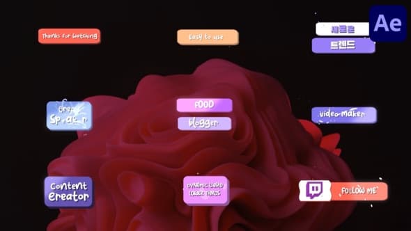 Dynamic Liquid Lower Thirds for After Effects – After Effects Download | Madbax