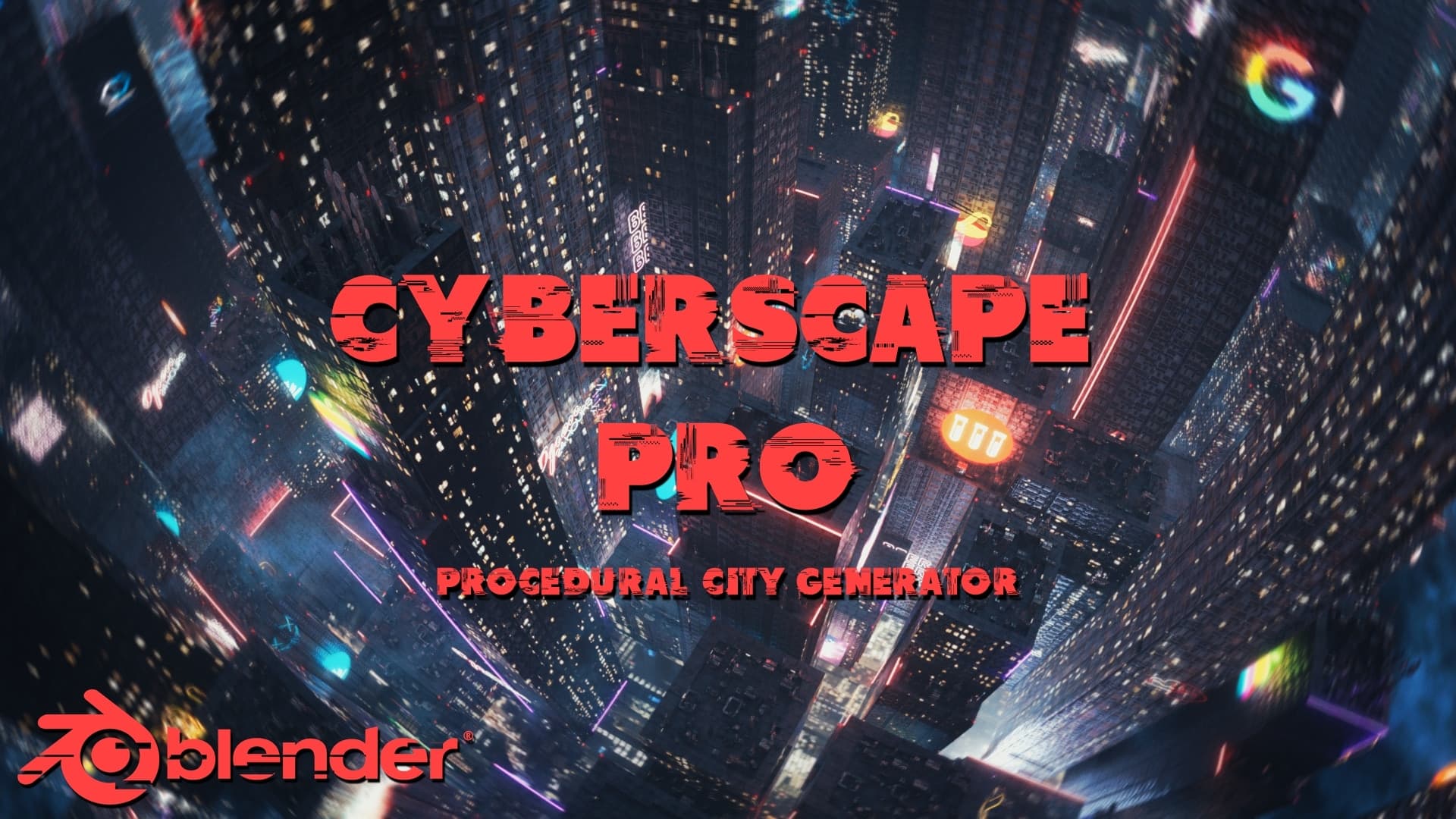 CyberScape Pro v2.3 | Procedural City Generator – Blender Download | Madbax