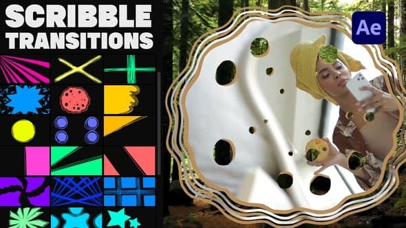 Scribble Transitions for After Effects – After Effects Download | Madbax