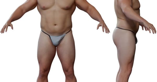 Animation Ready Body Scan / Male 03 – Blender Download | Madbax