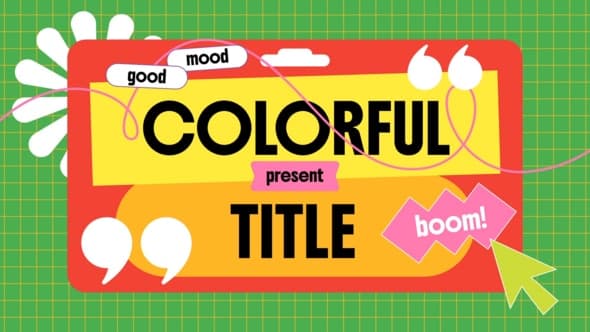 Colorful Typography Intro – AE / Premiere Download | Madbax