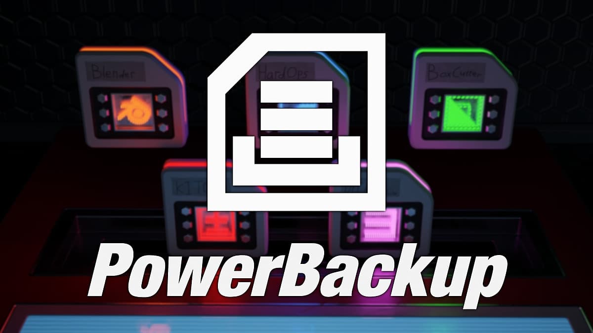 PowerBackup v0.2.6 – Blender Download | Madbax