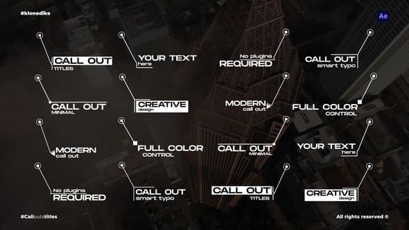 Call Out 2.0 – AE – After Effects Download | Madbax