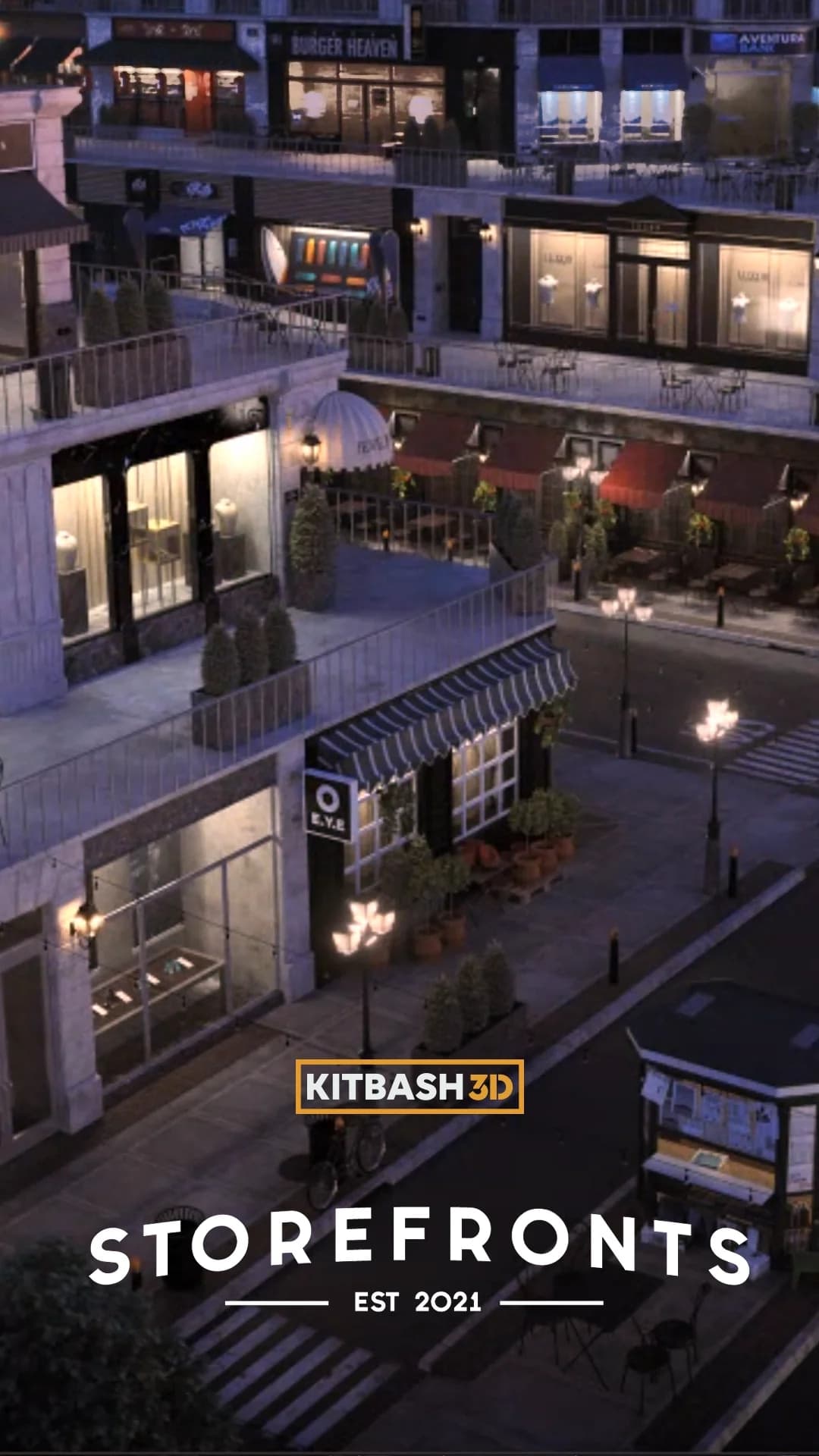 Storefronts – Blender Download | Madbax