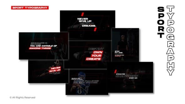 Sport Typography | After Effects – After Effects Download | Madbax