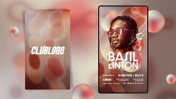 Animated Nightclub Flyer Template – AE / Premiere Download | Madbax