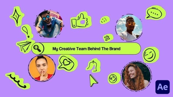 Creative Doodles Team Intro – AE / Premiere Download | Madbax