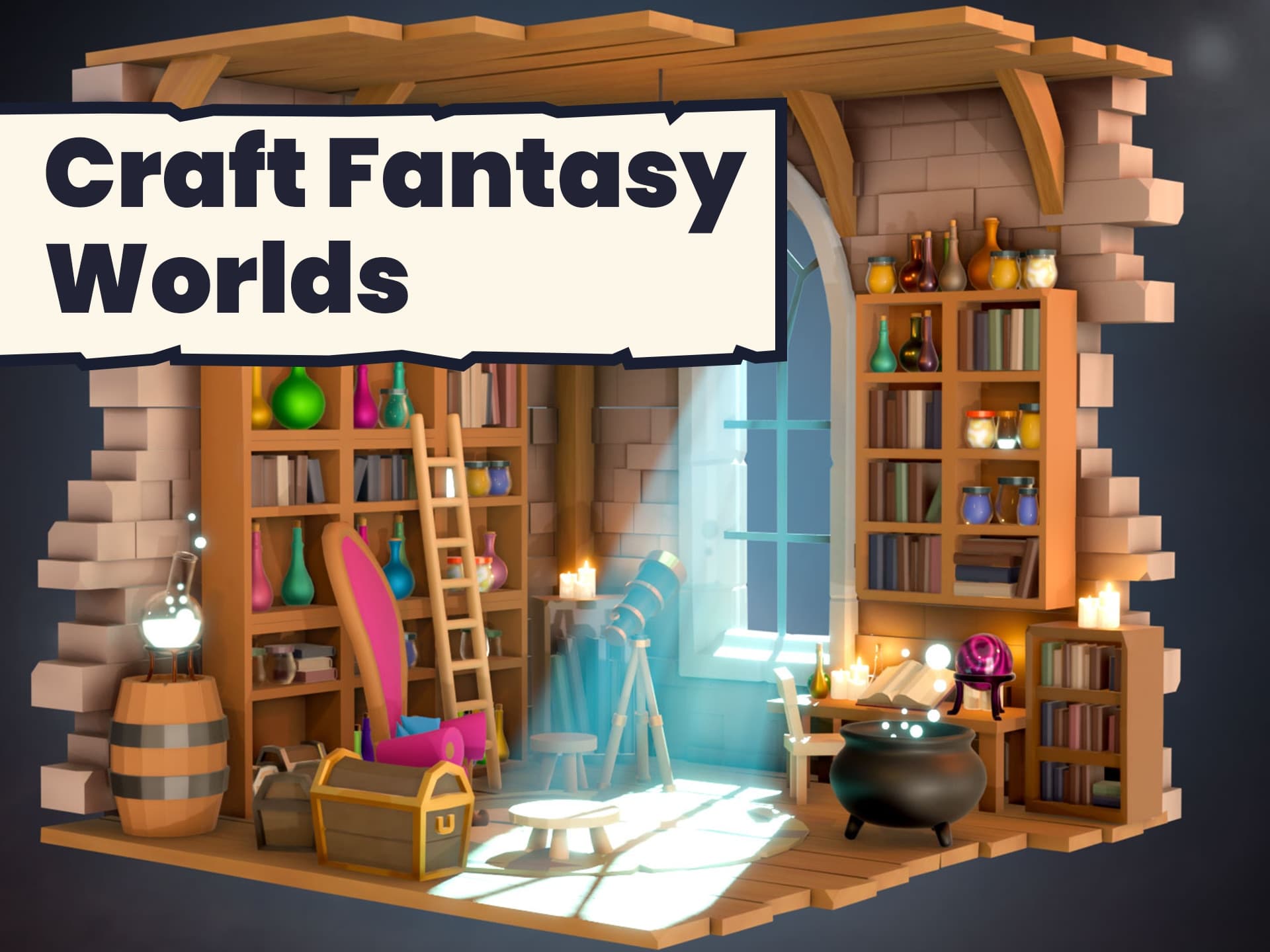 Blender Isometric Scenes: Craft Stunning Fantasy Worlds – Blender Download | Madbax