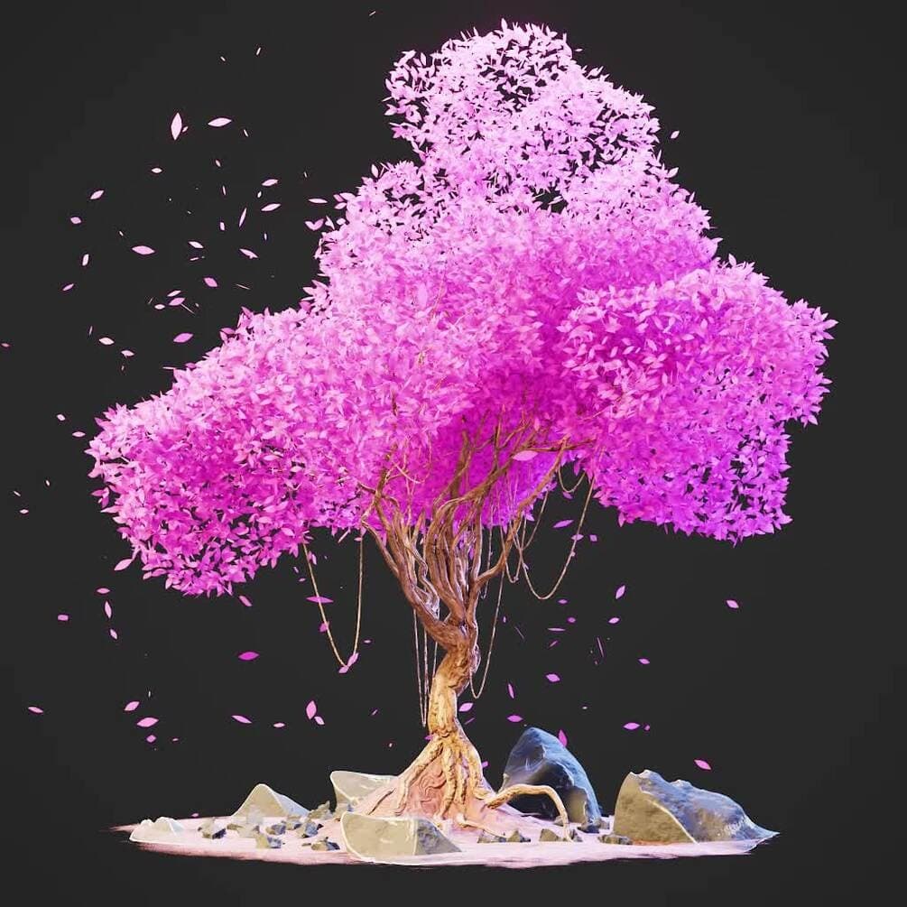 Stylized Fantasy Tree Generator v1.1 – Blender Download | Madbax