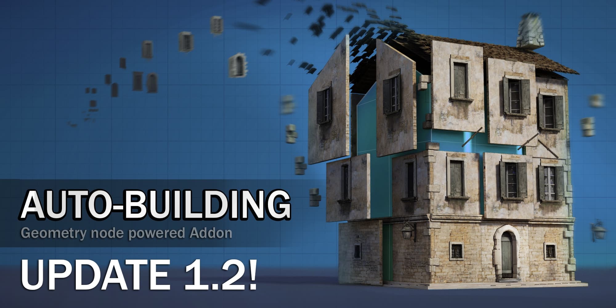 Auto-Building v1.2.1 + Assets – Blender Download | Madbax