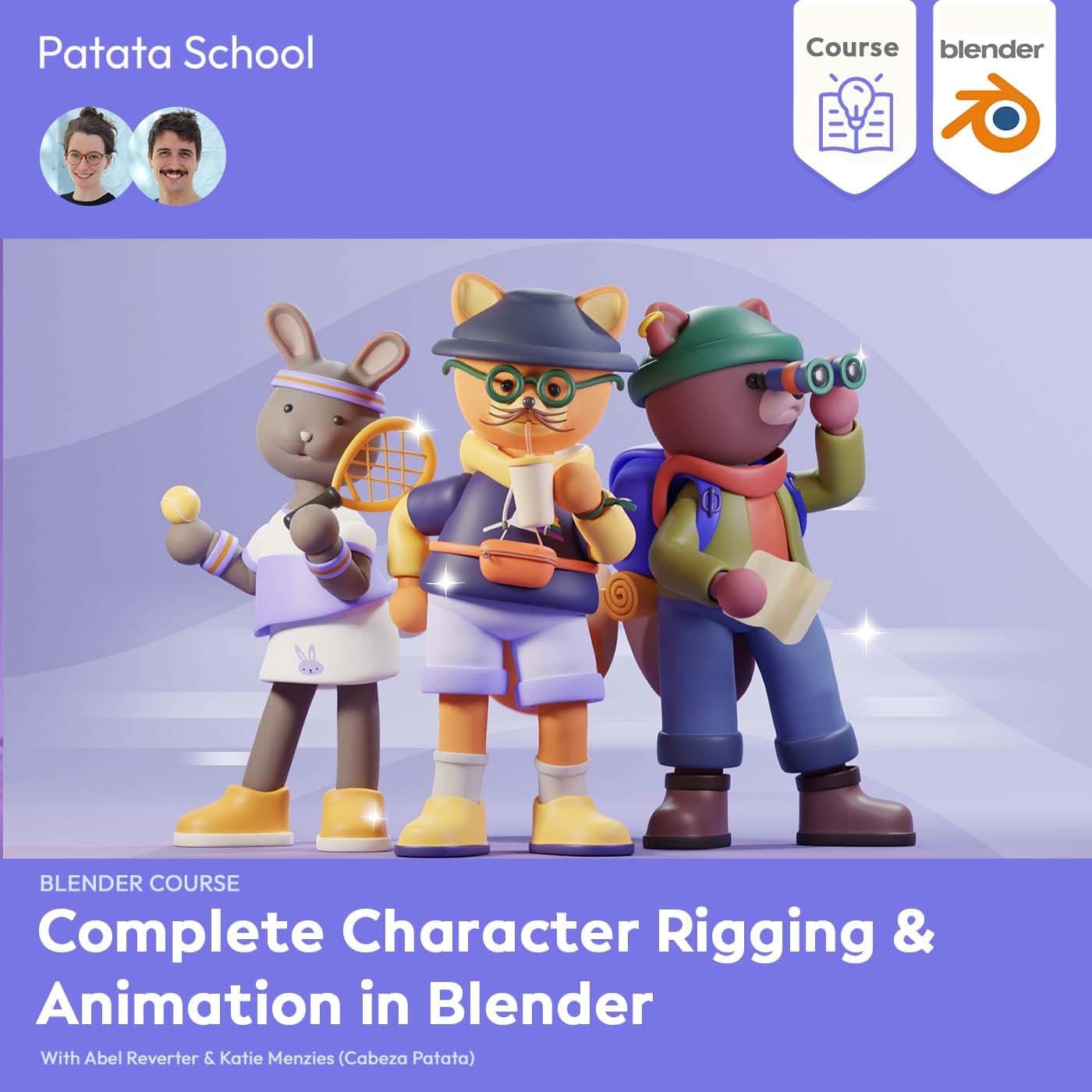 Patata School – Character rigging and animation in Blender – Blender Download | Madbax