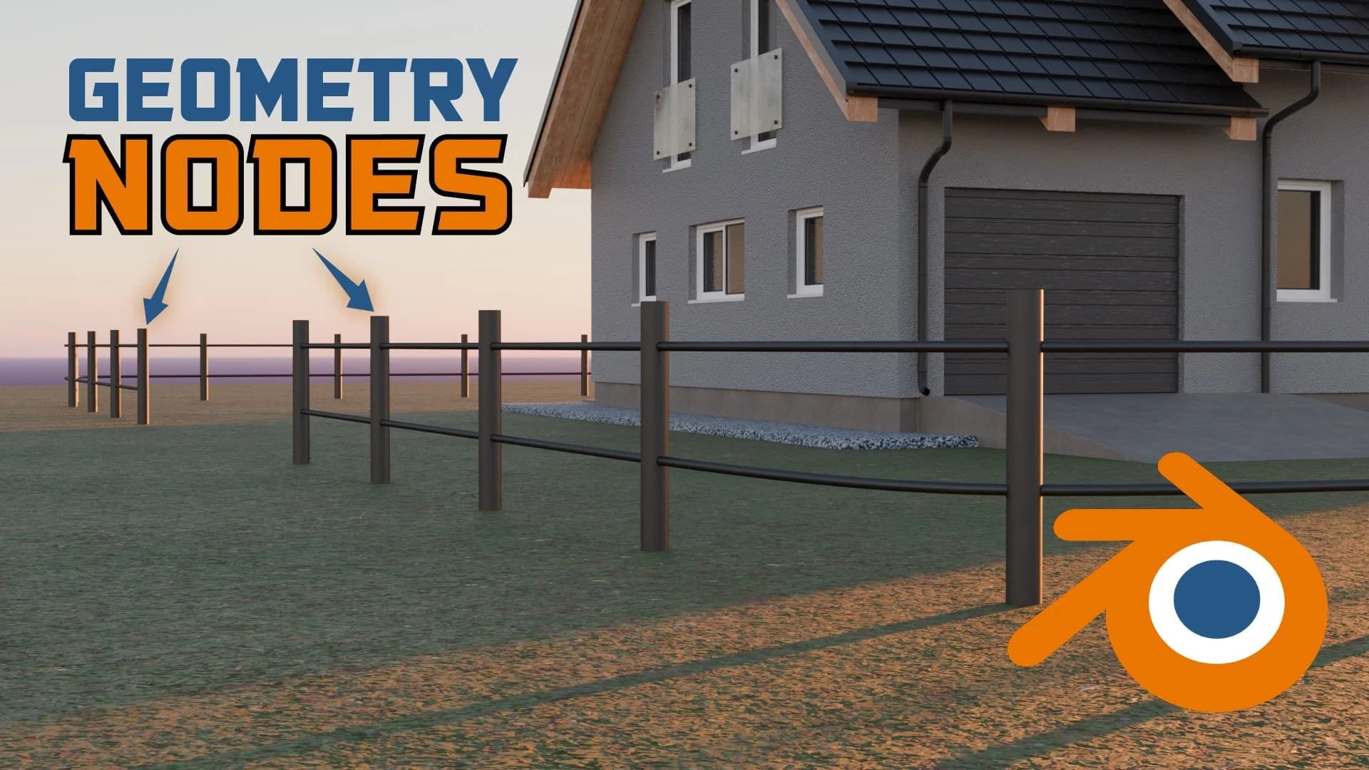 Blender Geometry Nodes (Class 1): Reusable Procedural Picket Fence | Ken Mbesa | Skillshare – Blender Download | Madbax