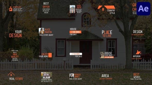 Real Estate Titles for After Effects – After Effects Download | Madbax