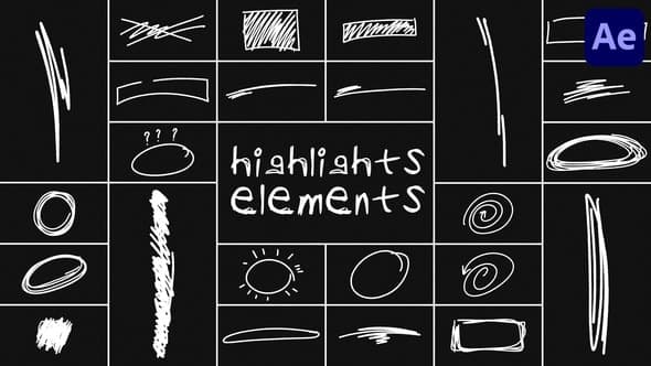 Highlights Elements for After Effects – After Effects Download | Madbax