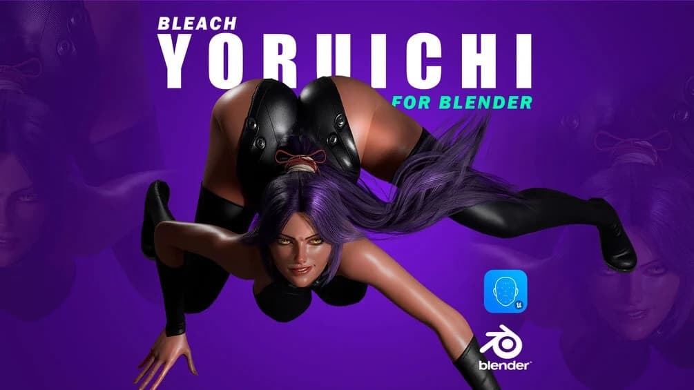 Yoruichi Blender – Blender 3D Model – Blender Download | Madbax