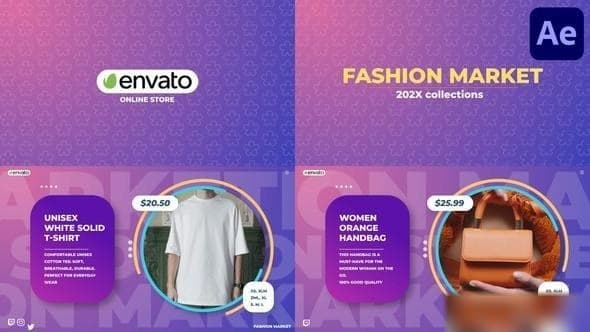 Fashion Market for After Effects – After Effects Download | Madbax