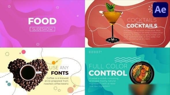 Food Slideshow | After Effects – After Effects Download | Madbax