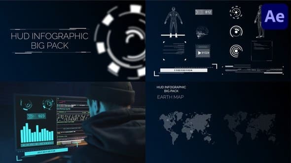 Hud Infographic Big Pack for After Effects – After Effects Download | Madbax