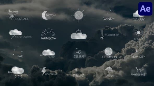 Weather Titles | After Effects – After Effects Download | Madbax