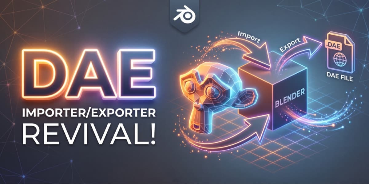 DAE Importer/Exporter Revival v1.00 – Blender Download | Madbax