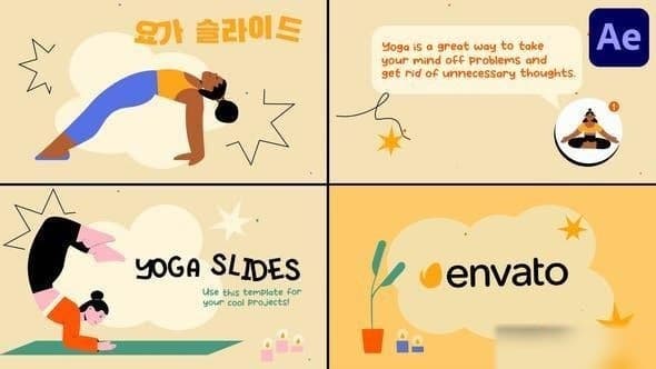 Yoga Explainer Scenes for After Effects – After Effects Download | Madbax