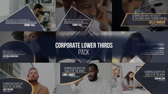Corporate Lower Thirds | After Effects – After Effects Download | Madbax