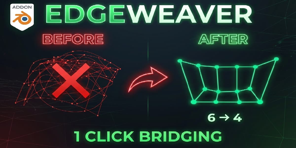 EdgeWeaver v1.0.0 – Blender Download | Madbax