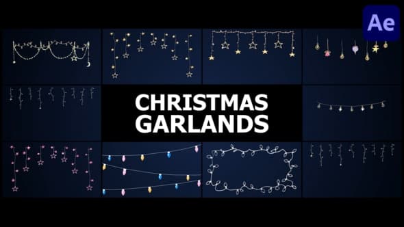 Christmas Garlands | After Effects – After Effects Download | Madbax