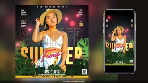 Night Club Flyer Stories v22 – AE / Premiere Download | Madbax