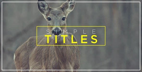 Minimal Transitions & Titles – AE / Premiere Download | Madbax