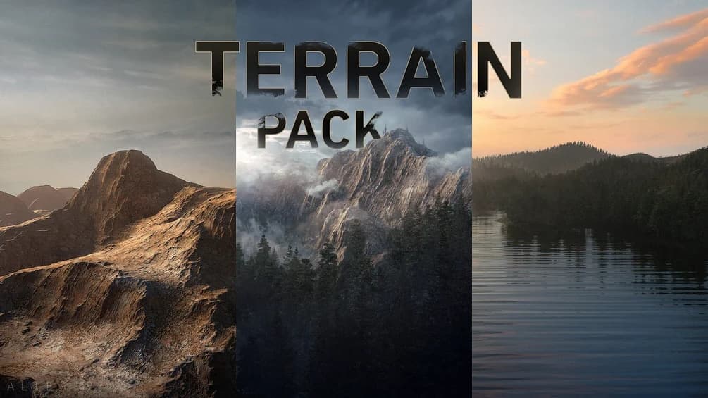 Terrain Pack – Blender Download | Madbax