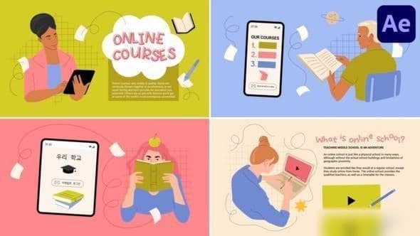 Online School Explainers for After Effects – After Effects Download | Madbax