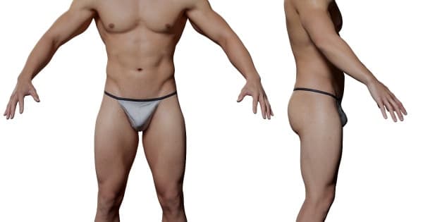 Animation Ready Body Scan / Male 02 – Blender Download | Madbax