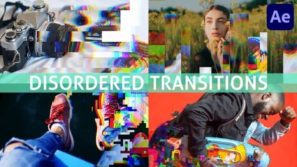 Disordered Transitions for After Effects – After Effects Download | Madbax