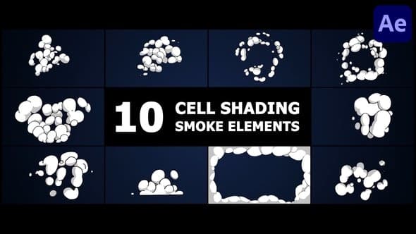 Cell Shading Smoke | After Effects – After Effects Download | Madbax