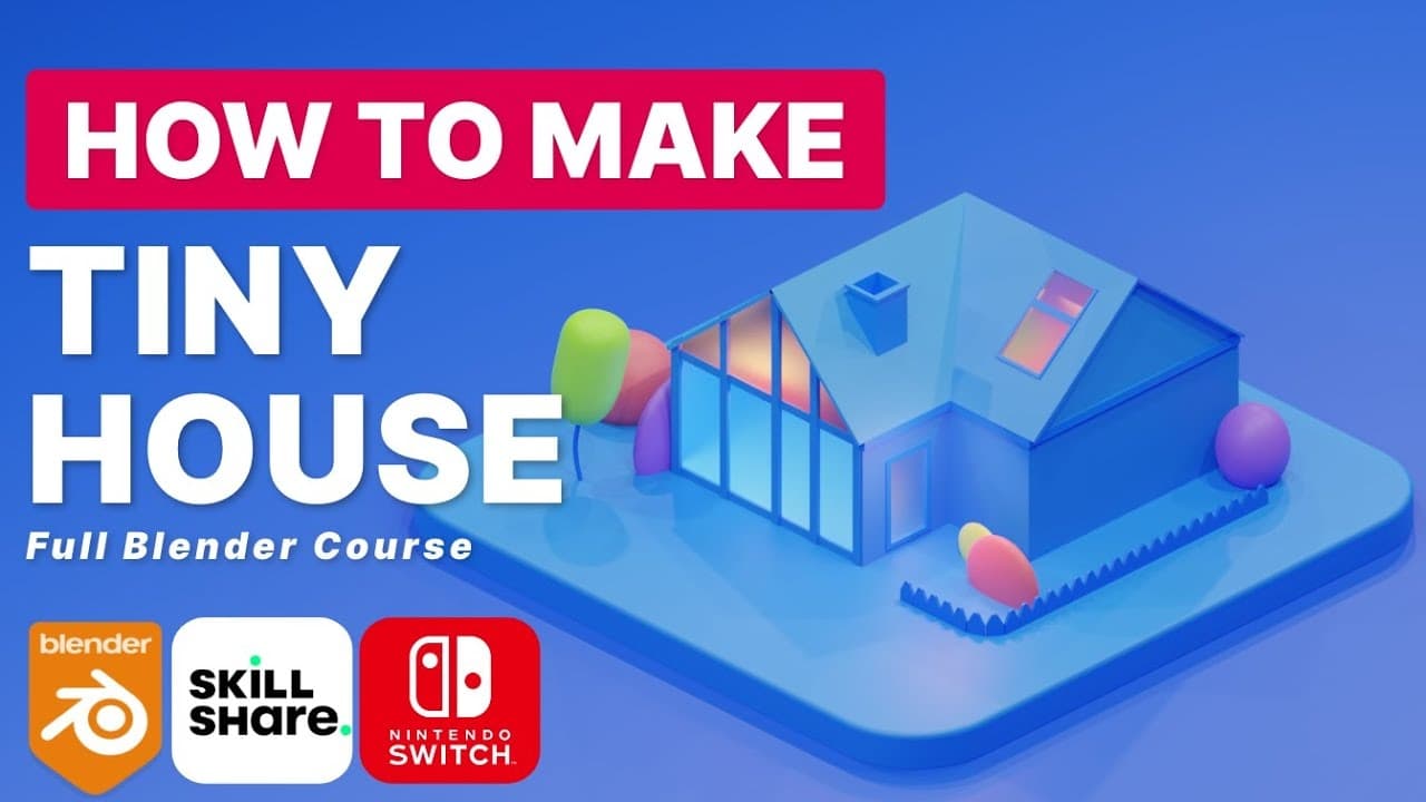 Blender 3D: Learn To Create A Tiny House – Blender Download | Madbax