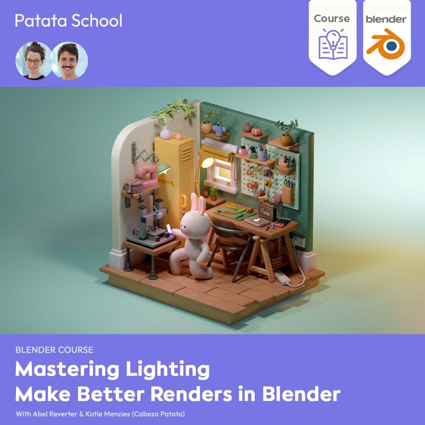 Patata School – Mastering Lighting: Make Better 3D Renders – Blender Download | Madbax