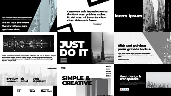 Typography Slides | AE – After Effects Download | Madbax
