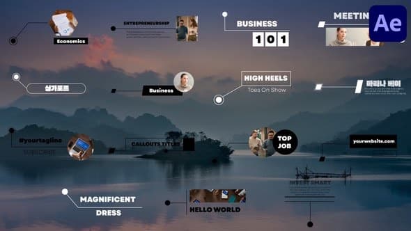 Callouts Titles for After Effects – After Effects Download | Madbax