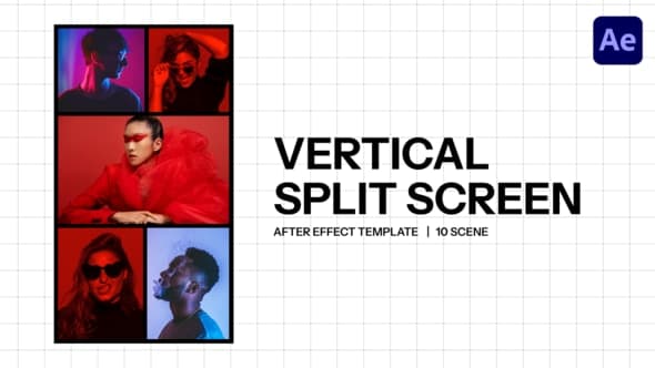 Vertical Split Screen – AE / Premiere Download | Madbax