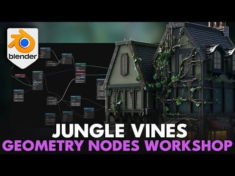 Blender 4 Geometry Nodes Workshop: Jungle Vines – Blender Download | Madbax