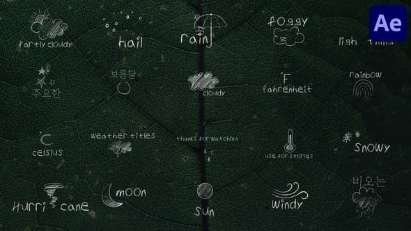 Weather Titles for After Effects – After Effects Download | Madbax