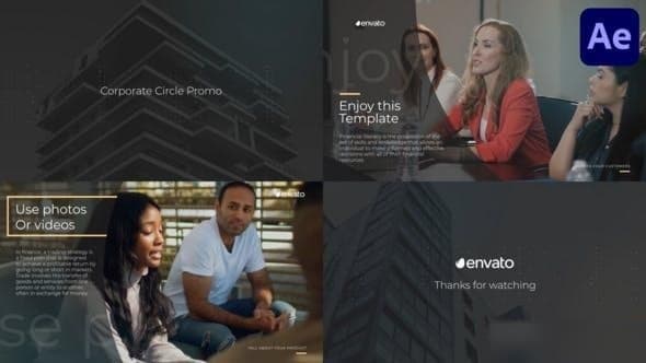 Corporate Circle Promo for After Effects – After Effects Download | Madbax