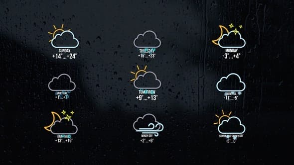 Weather Titles | After Effects – After Effects Download | Madbax