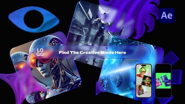 Gradient Glass Search Identity Reveal – AE / Premiere Download | Madbax